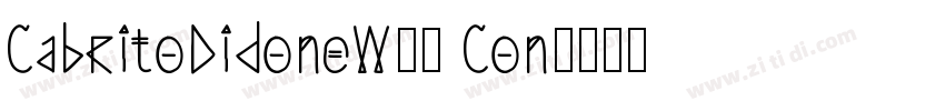 CabritoDidoneW00 Con字体转换